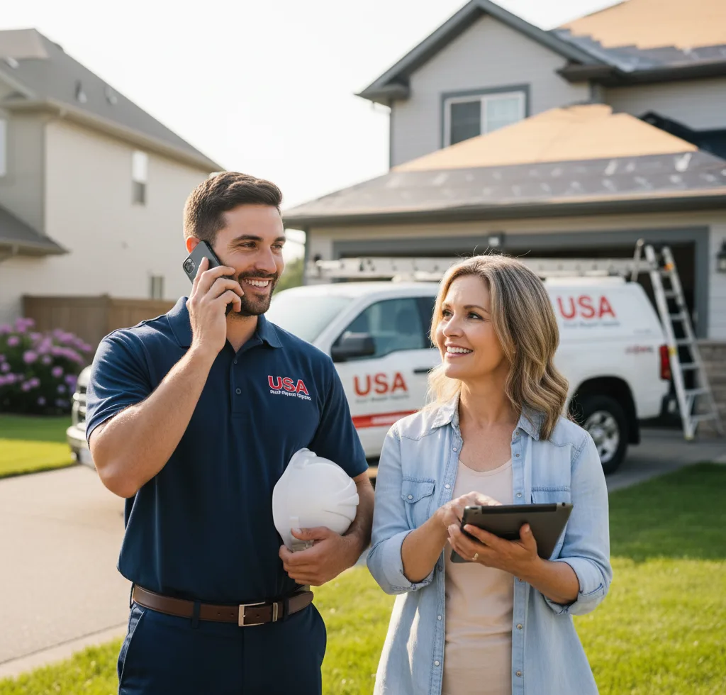 USA Roof Repair Experts customer support in Cincinnatus